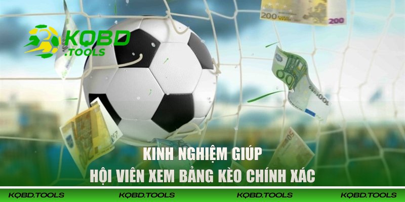 Cập Nhật Tỷ Lệ Bóng Đá Kèo Nhà Cái Nhanh Chóng Tại KQBD 3 Kinh nghiệm giúp hội viên xem bảng kèo chính xác